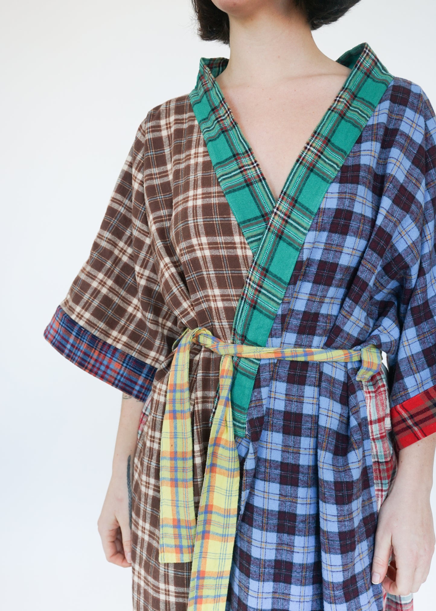 FLANNEL ROBE / DAD PLAID