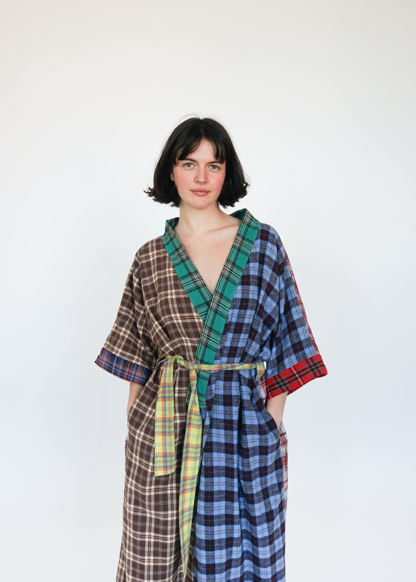 FLANNEL ROBE / DAD PLAID