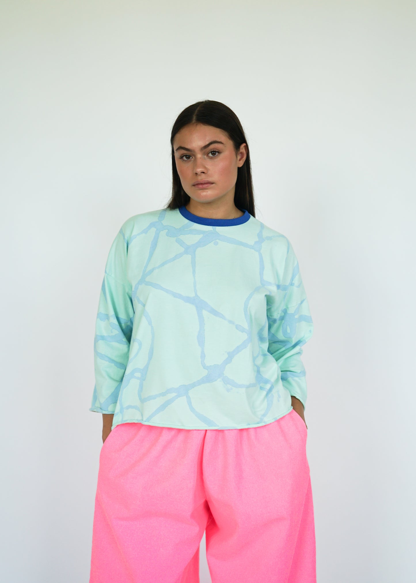 BOXY TEE / NET