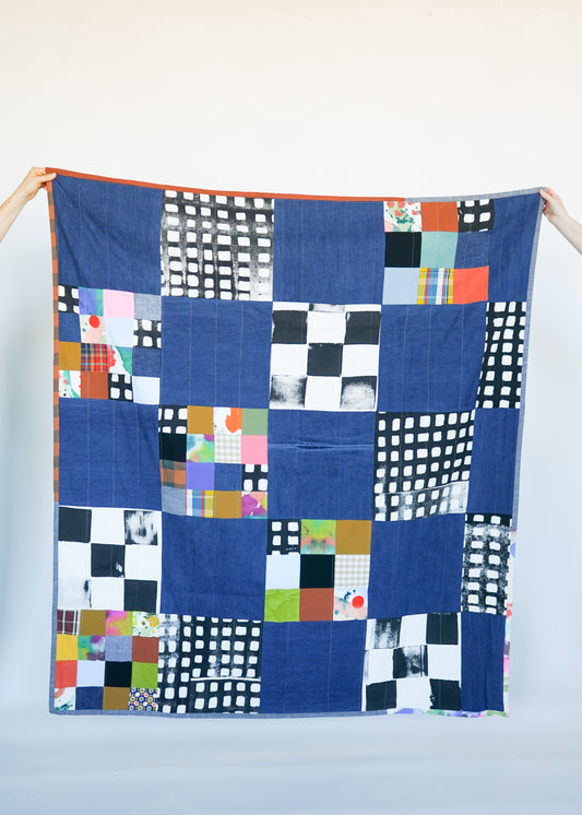 SCRAP QUILT / CHECKER