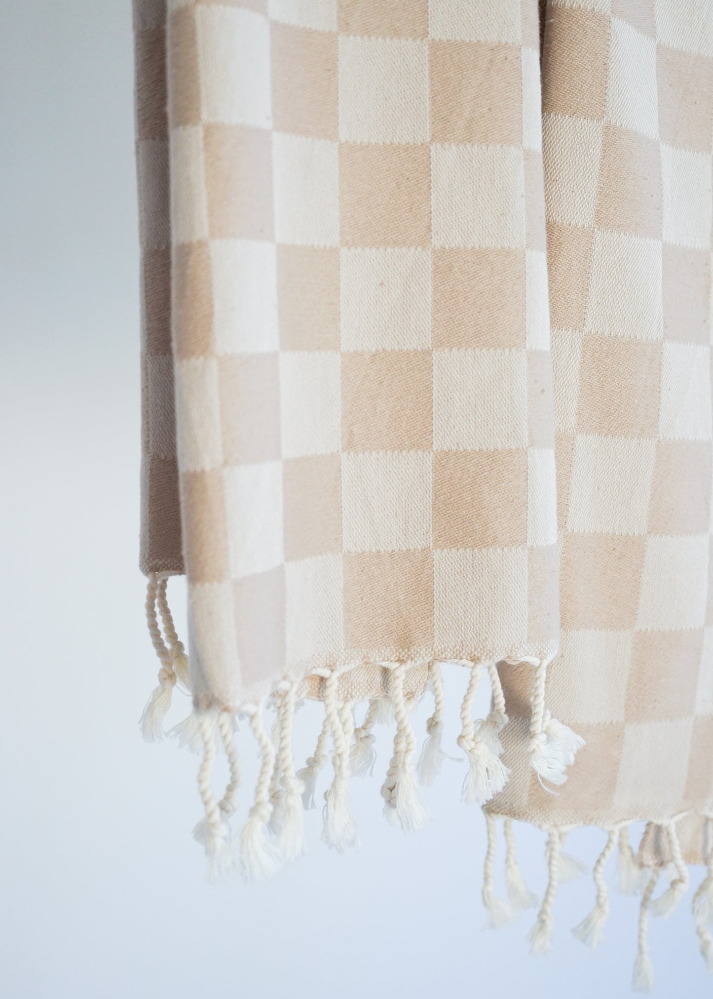 CHECK TURKISH TOWEL / OAT