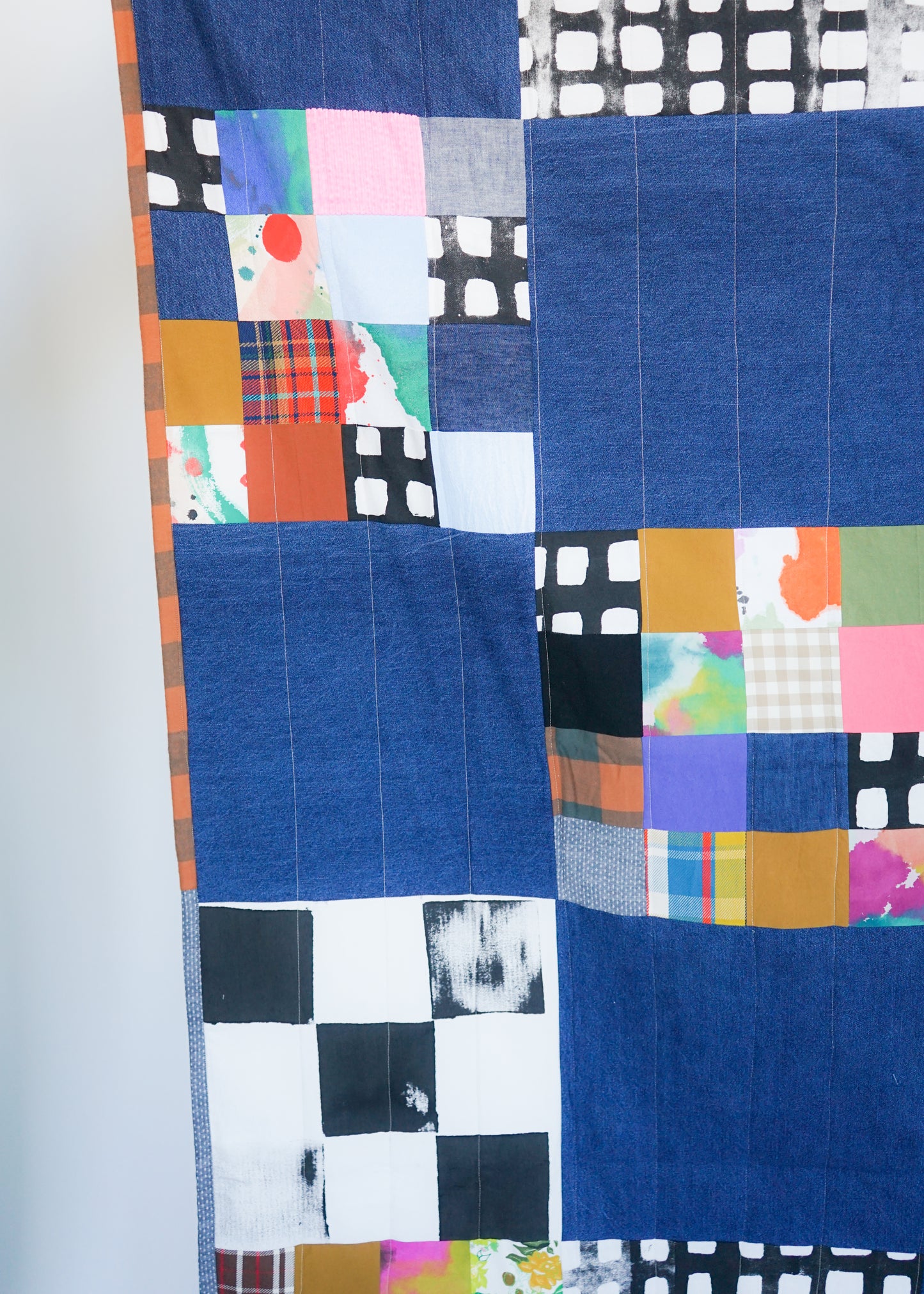 SCRAP QUILT / CHECKER