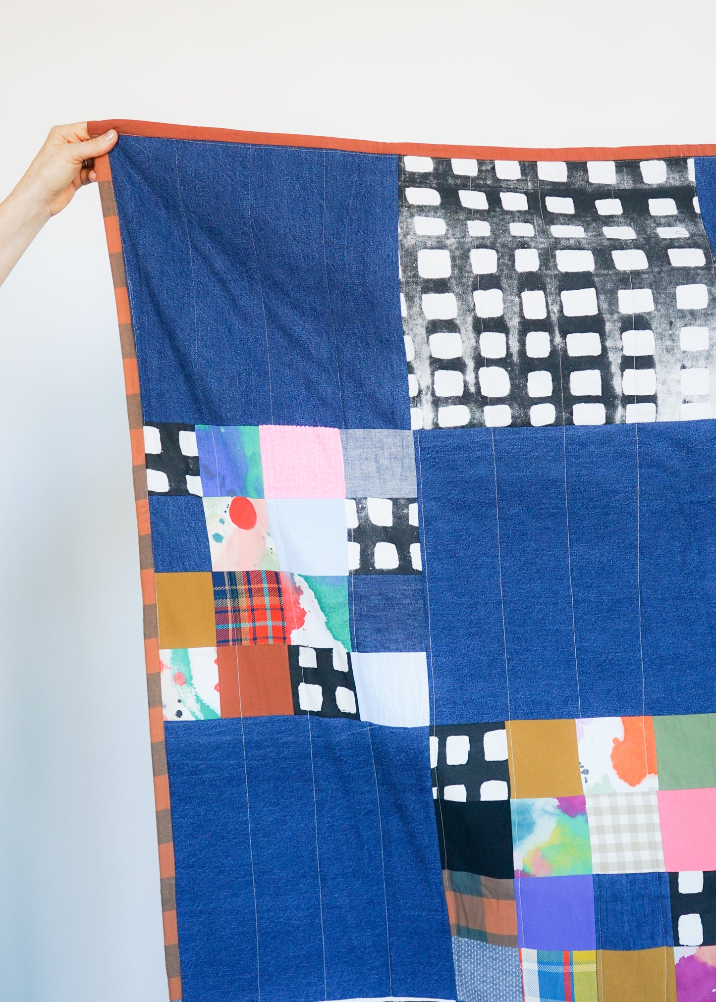 SCRAP QUILT / CHECKER